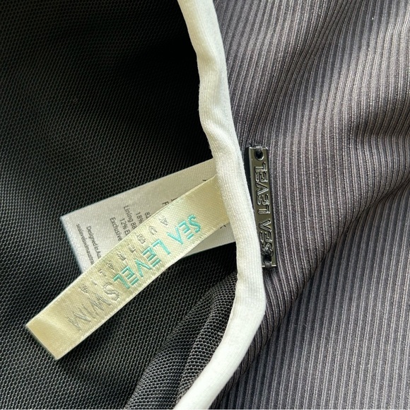 Sea Level Swim Australia one piece swimsuit 10 Black - Picture 4 of 9